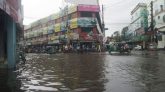 সিলেট নগরীর তালতলা এলাকায় বন্যার পানি !