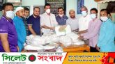 প্রবাসীর পক্ষে দক্ষিণ সুরমা প্রেসক্লাবে পিপিই প্রদান