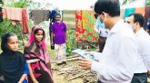 গোয়াইনঘাটে বন্যা দুর্গত এলাকা পরিদর্শনে জেলা প্রশাসক