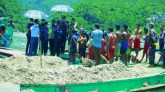 জাফলংয়ে অবৈধ বালু উত্তোলন বন্ধে অভিযযান