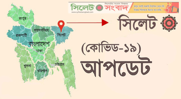 ২৪ ঘণ্টায় সিলেটে সুস্থ ৬০, নতুন শনাক্ত ২৬, মৃত্যু নেই