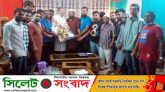 আব্দুল ওয়াহিদ সোহেলকে শাহ্পরান থানা স্বেচ্ছাসেবক দলের ফুলেল শুভেচ্ছা