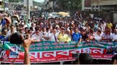 সিলেট জেলা ও মহানগর শ্রমিক দলের বিক্ষোভ মিছিল সমাবেশ