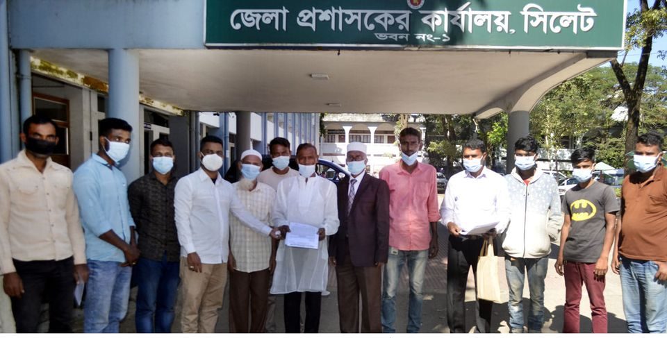 পাঠানটুলা-বিমানবন্দর বাইপাস রোড সংস্কারের দাবীতে পররাষ্ট্র ও এলজিআরডি মন্ত্রী বরাবরে স্মারকলিপি প্রদান