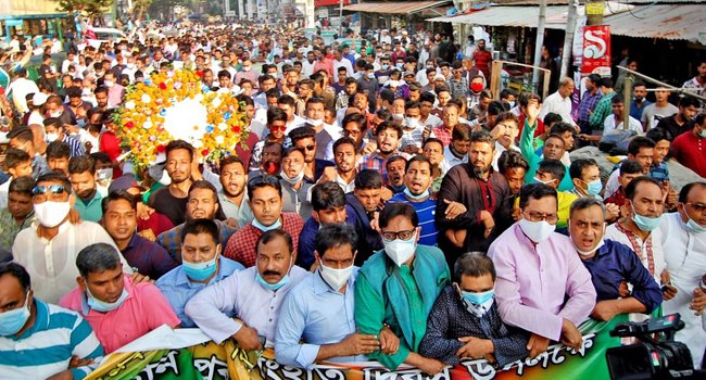 চট্টগ্রামে বিএনপি’র জাতীয় বিপ্লব ও সংহতি দিবস পালন