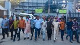 জুয়েল’সহ নেতৃবৃন্দের মামলা প্রত্যাহারের দাবিতে সিলেটে স্বেচ্ছাসেবক দলের বিক্ষোভ