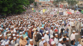 নবি অবমাননার প্রতিবাদে সিলেটে জনসমুদ্র