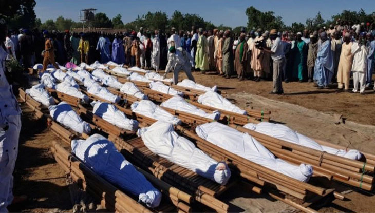নাইজেরিয়ায় ১১০ কৃষককে জবাই করে হত্যা