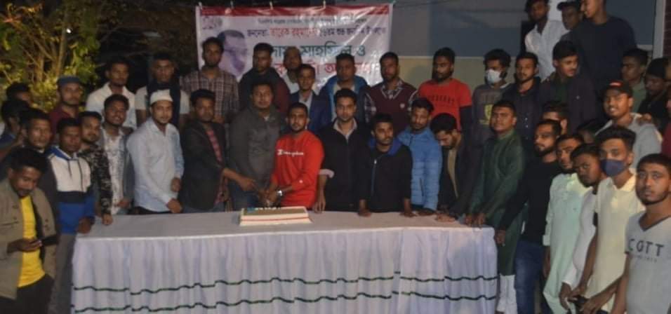 তারেক রহমানের জন্মদিনে দক্ষিণ সুরমা ছাত্রদলের কেক কেটে জন্মদিন পালন