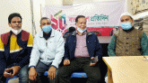 সিলেট জেলা প্রেসক্লাবের সাধারণ সম্পাদক নবেল’কে দেখতে গেলেন বিএনপি নেতা এমদাদ চৌধুরী