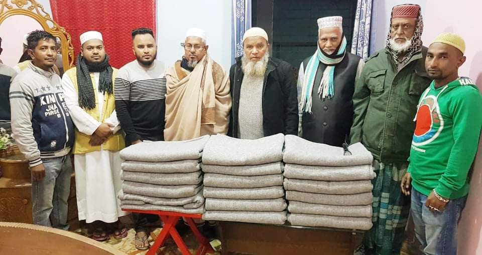 ছায়িমের জন্মদিনে বানেশ্বপুরে শীতবস্ত্র বিতরণ