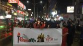 আঁধার ভেঙ্গে আলোর আহ্বানে শ্রুতির আলোর মিছিল অনুষ্ঠিত