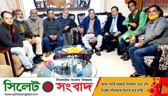 সাবেক সাংসদ দিলদার হোসেন সেলিমের শয্যাপাশে এমদাদ চৌধুরী