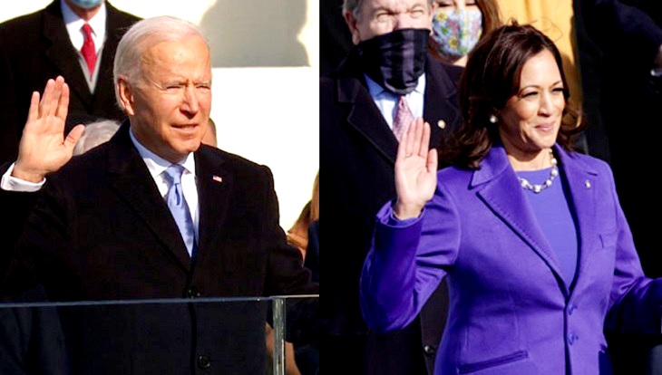 শপথ নিলেন বাইডেন-কমলা