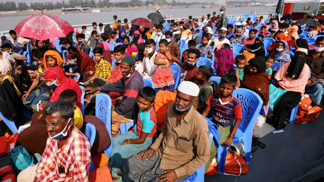 রোহিঙ্গাদের নতুন দল যাচ্ছে ভাসানচর