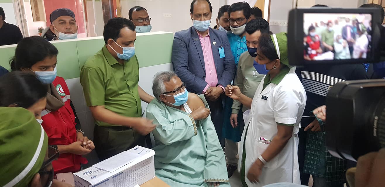 সিলেট বিভাগে দ্বিতীয় দিনে করোনার টিকা নিলেন ৩৯৫৪ জন