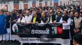মাতৃভাষা দিবসে সিলেট মহানগর আওয়ামী লীগের প্রভাতফেরী ও শ্রদ্ধা নিবেদন
