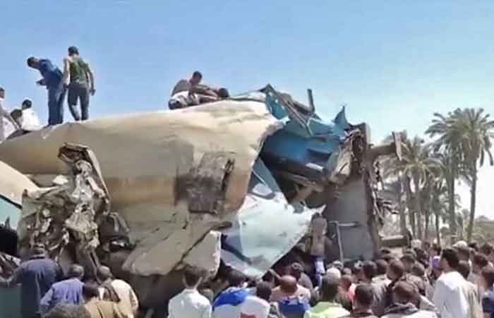 মিসরে দুই ট্রেনের সংঘর্ষে নিহত ৩২, আহত ৮৪