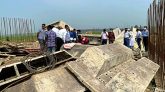 সুনামগঞ্জে নির্মাণকাজ সম্পন্নের আগেই ১৫ কোটি টাকার সেতু ধসে খালে!