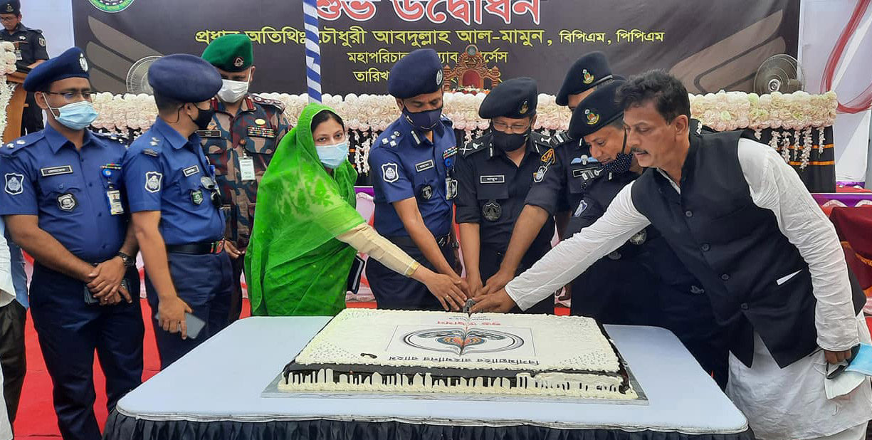 শায়েস্তাগঞ্জে ক্রাইম প্রিভেনশন কোম্পানীর অফিস উদ্বোধন করলেন র‍্যাবের ডিজি