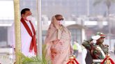 জাতীয় স্মৃতিসৌধে শ্রীলঙ্কার প্রধানমন্ত্রীর শ্রদ্ধা নিবেদন