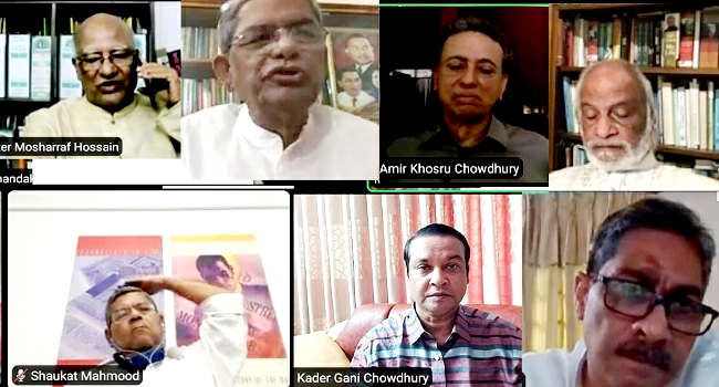 গণমাধ্যম শৃঙ্খলিত, গণতন্ত্র বন্দি : খন্দকার মোশাররফ