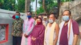 ২৪ নং ওয়ার্ডের জগন্নাথ জীউর আখড়ার গর্ভমন্দিরের উদ্বোধন করলেন মেয়র আরিফ