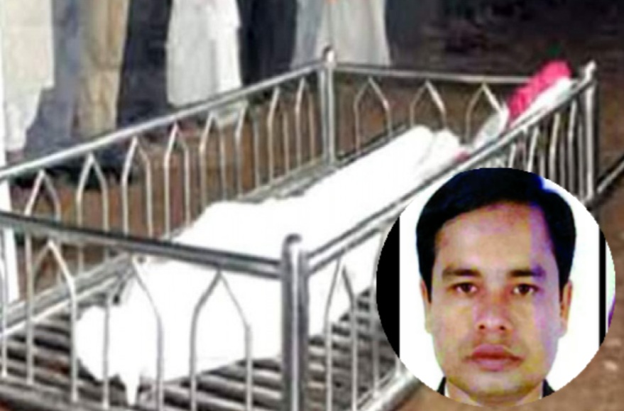 এডভোকেট আনোয়ারের লাশ ময়নাতদন্তের জন্য ওসমানী হাসপাতাল মর্গে