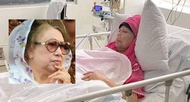 উন্নত চিকিৎসার জন্য খালেদা জিয়াকে দ্রুত বিদেশে পাঠানোর দাবি বিএনপির