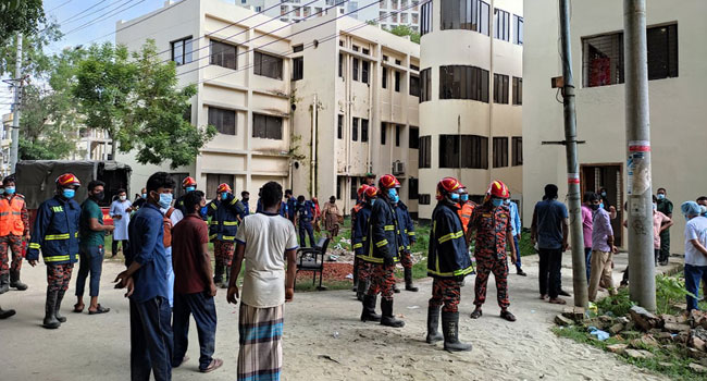 টাঙ্গাইল জেনারেল হাসপাতালের করোনা ইউনিটের আইসিইউ ওয়ার্ডে আগুন