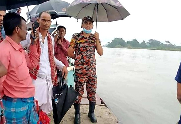 গোয়াইনঘাটে নৌকাডুবিতে শ্রমিক নিখোঁজ