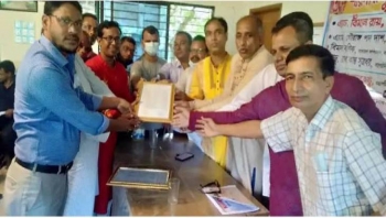 আসন্ন শারদীয় দুর্গোৎসব উপলক্ষে শান্তিগঞ্জে প্রস্তুতিমূলক সভা