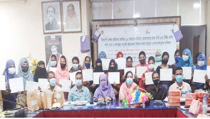 কুলাউড়ায় নারী উদ্যোক্তাদের প্রশিক্ষণ সম্পন্ন