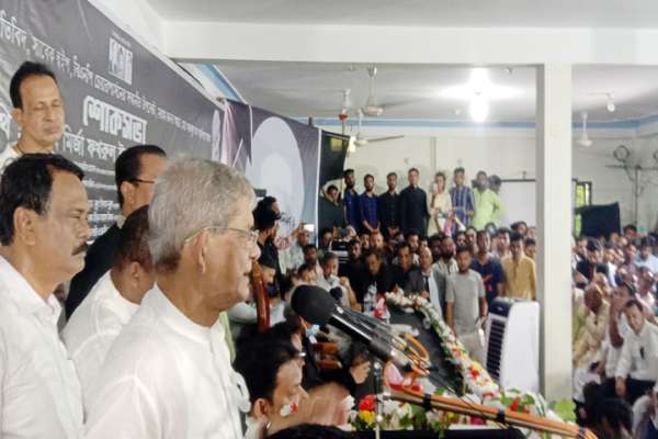 রাজনৈতিক হীন স্বার্থে ধর্মীয় সম্প্রীতি বিনষ্ট করা হচ্ছে : মীর্জা ফখরুল