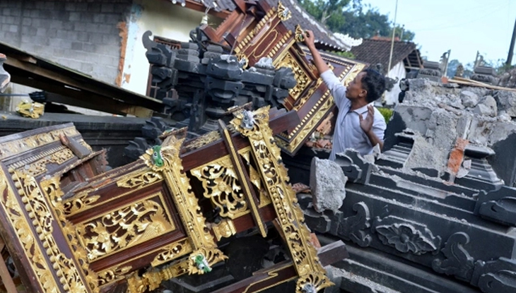 বালিতে ভূমিকম্পে নিহত ৩, আহত ৭