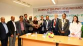 সম্মানসূচক ডক্টরেট ডিগ্রী লাভ করায় জিএসসির পক্ষ থেকে জাকির খানকে সংবর্ধনা