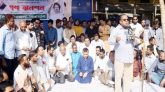 বেগম জিয়ার মুক্তি ও বিদেশে চিকিৎসার দাবিতে গন অনশন পালন সিলেট জেলা বিএনপির