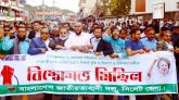 হবিগঞ্জের ঘটনার প্রতিবাদে সিলেট জেলা বিএনপির মিছিল সমাবেশ
