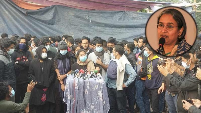 মধ্যরাতে শাবিপ্রবির আন্দোলনরত শিক্ষার্থীদের সাথে শিক্ষামন্ত্রীর আলোচনা