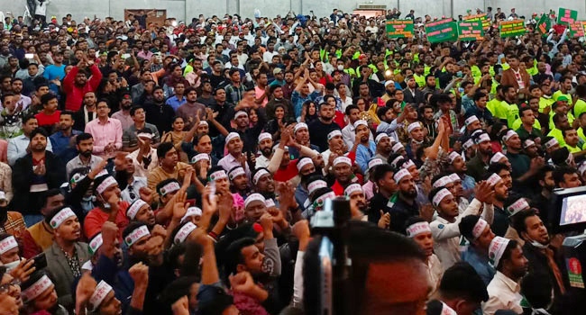 ছাত্রদলের আলোচনা সভা বিশাল ছাত্রসমাবেশে পরিণত