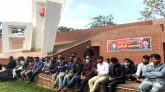শাবি ভিসি’র পদত্যাগের দাবিতে সিলেটে ছাত্রদলের প্রতিকী অনশন