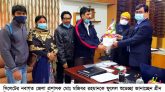 সিলেটের জেলা প্রশাসক মজিবর রহমানকে জিডিএফ’র ফুলেল শুভেচ্ছা