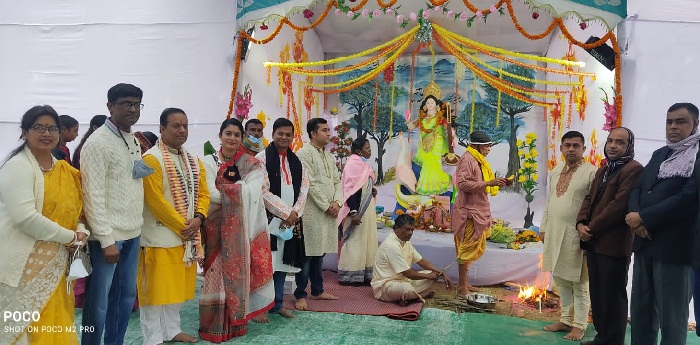 শাবিপ্রবিতে সরস্বতী পূজা উদযাপন