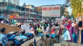 অবৈধ পার্কিং ও ফুটপাত দখলের অপরাধে নগরে ১৪ মামলা, জরিমানা