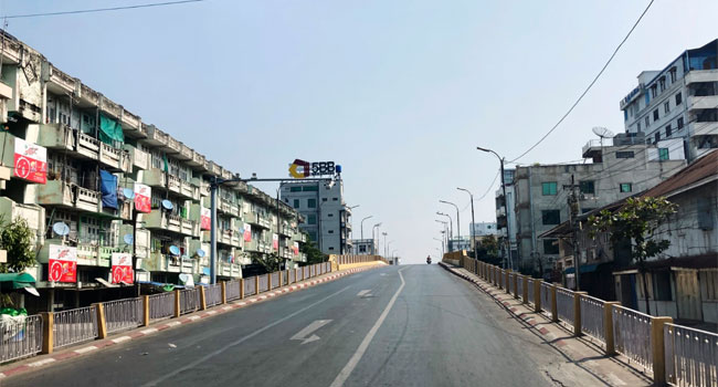 মিয়ানমারের প্রধান শহরগুলোতে ‘নীরব ধর্মঘট’