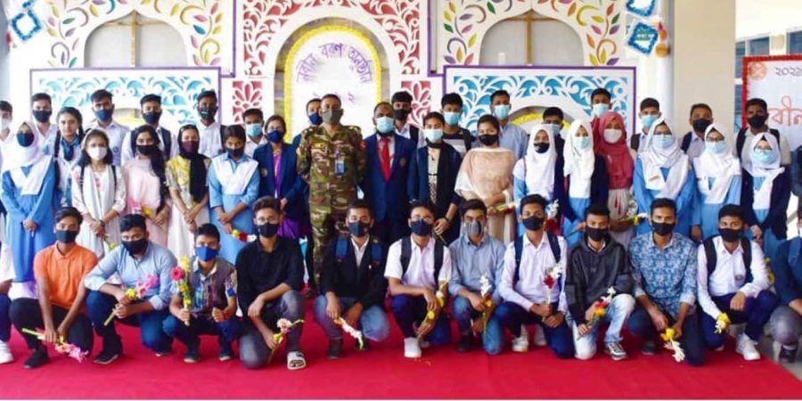 সিলেট ক্যান্টনমেন্ট পাবলিক স্কুল এন্ড কলেজে নবীন বরণ