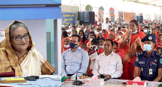 দেশে কেউ গৃহহীন থাকবে না : প্রধানমন্ত্রী