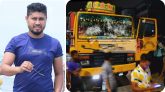 সিলেট নগরীর আখালিয়ায় ট্রাকচাপায় মোটরসাইকেল আরোহীর মৃত্যু