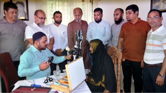 গোয়াইনঘাটে ফ্রি চক্ষু চিকিৎসা ক্যাম্প অনুষ্ঠিত