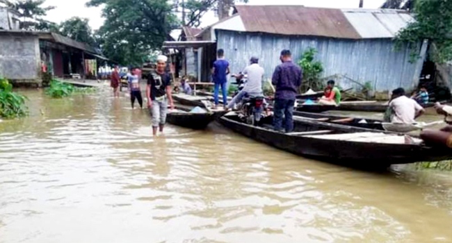 আবারো বন্যার কবলে সুনামগঞ্জ